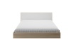Копенгаген Кровать 1,6 с настилом (12 СТУЛЬЕВ) (Корпус: ЛДСП Дуб Сонома, Фасад: МДФ Белый мат)