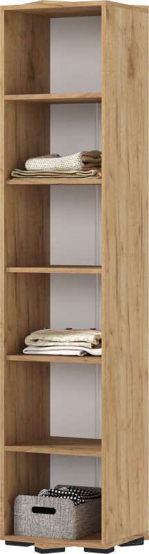 Гостиная Роджина Пенал (400) МИФ (Крафт/Графит, Дуб Крафт)