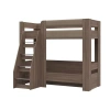 Спальня Симба Кровать 2-х ярусная СТЕНД (фасад МДФ КОФЕ С МОЛОКОМ/корпус ШИМО ТЕМНЫЙ (1,976х1,7х1,36) СНЯТ)