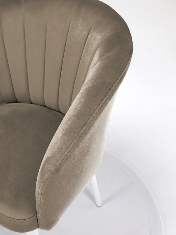 Стул Версаль ПАМИР (F08 Бежевый/Белая опора)