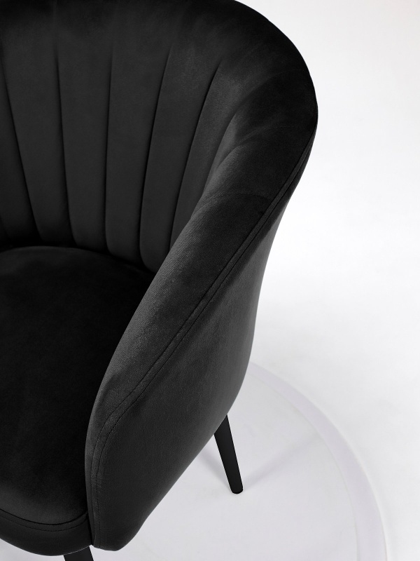 Стул Версаль ПАМИР (F90 Черный/Черная опора)