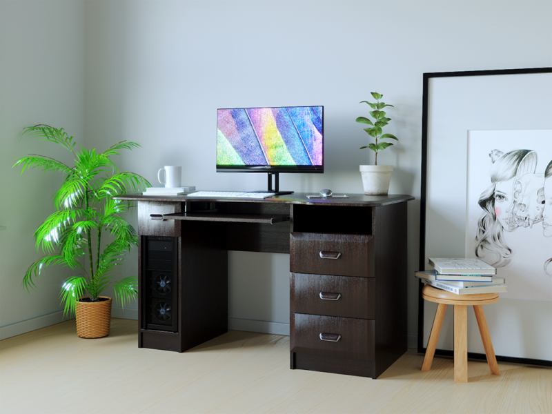 Стол компьютерный СП-2 РОСТОК (Венге)