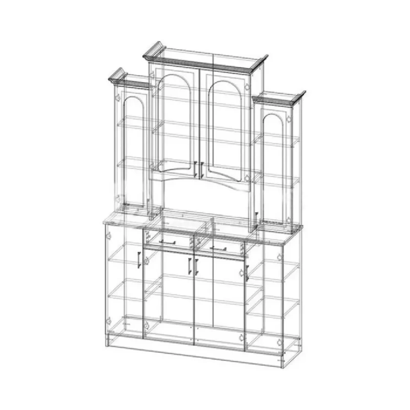 Буфет Констанция 4-х ств. МИФ (Мускат)