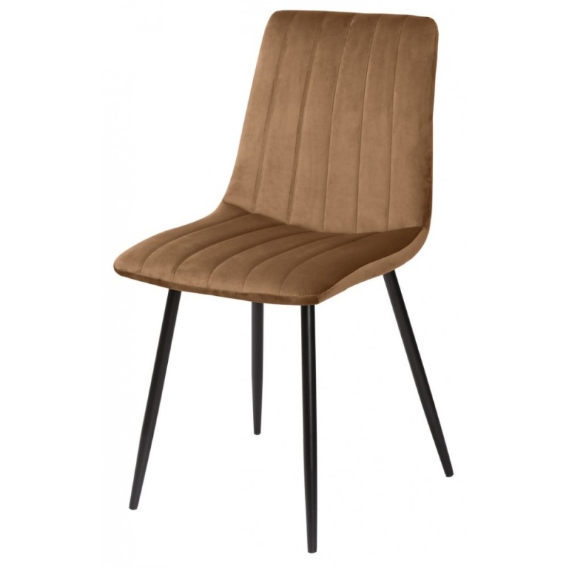 Стул Дору (велюр) КНР (коричневый)