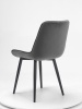 Стул Румба ПАМИР (F83 Серый/Черная опора)