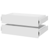 Ящик для ШК-5 (800,1200,1600) SV-мебель (Белый текстурный)