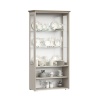 Гостиная Парма Шкаф-стекло 2-х ств. МИФ (Сандал светлый)