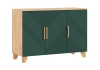 Ирис Комод (1200) МИФ (Браш Мени Грин, Дуб Крафт золото)