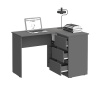 Челси Стол письменный угловой МИФ (Графит, графит)