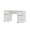 Хелен/Люмо ПС 02 Письменный стол СТЕНД/ТВД (фасад БЕЛЫЙ/корпус БЕЛЫЙ)