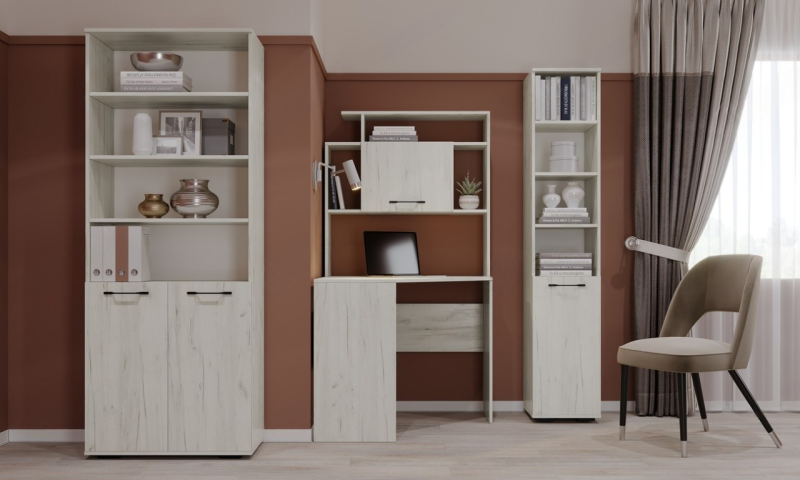 Стол ПКС-8 угловой ПАМИР (Крафт белый)