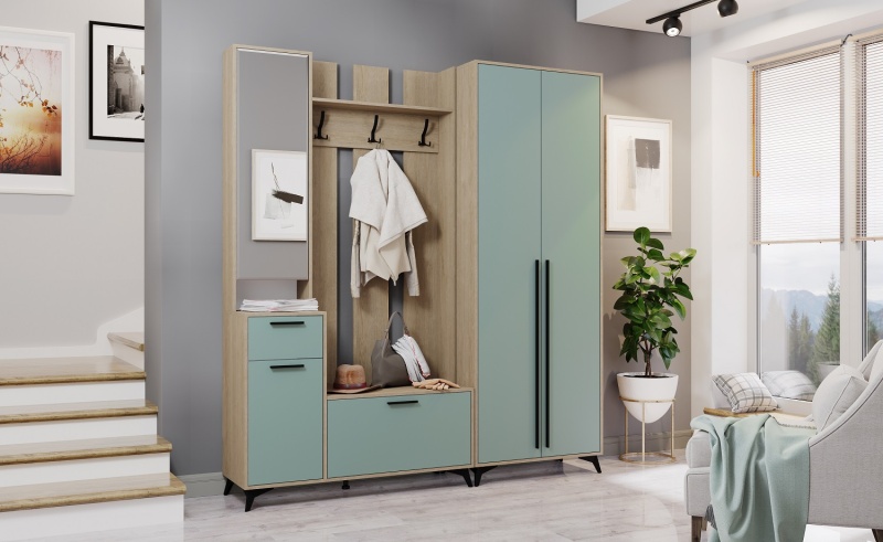 Прихожая Ева (Фасад) Тумба 800 2С ПАМИР (Муссон)