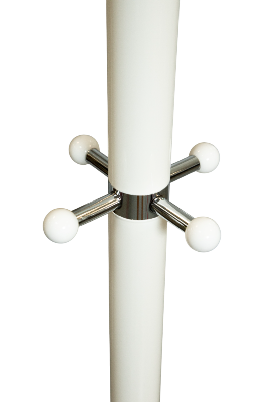 Вешалка Мельтон (NM-8024) КНР (Белый. Металлическая трубка + мраморное основание)