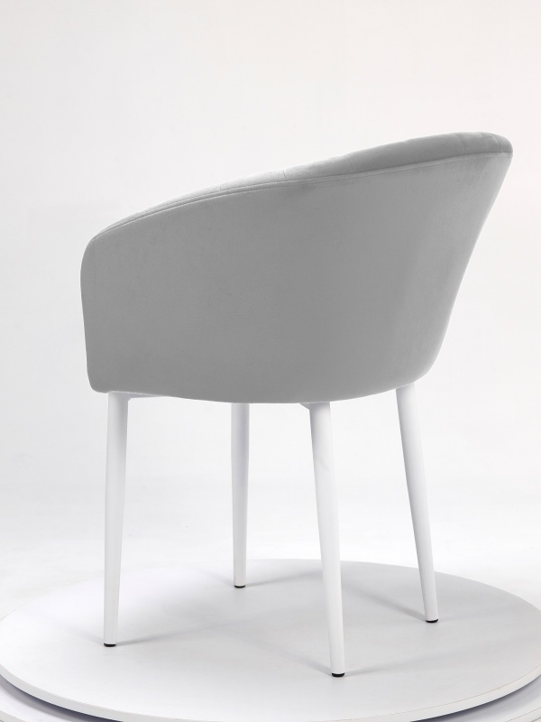 Стул Версаль ПАМИР (F80 Серый минт/Белая опора)