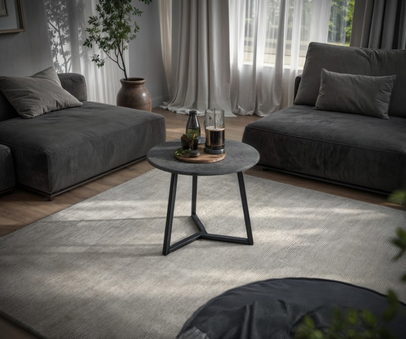 Стол Журнальный СЖ 9 РОСТОК (Бетон графит)