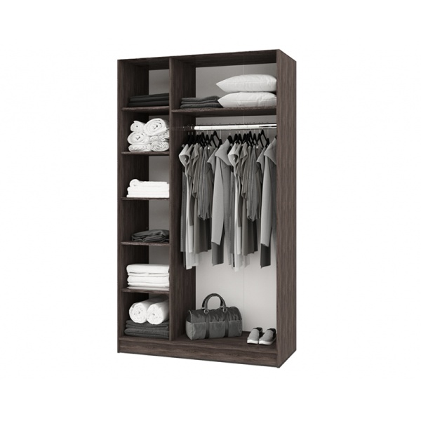 НКМ Милана секция №10 шкаф 3х ств РОСТОК (Ясень анкор / Дуб эльза (1208*2100*445))