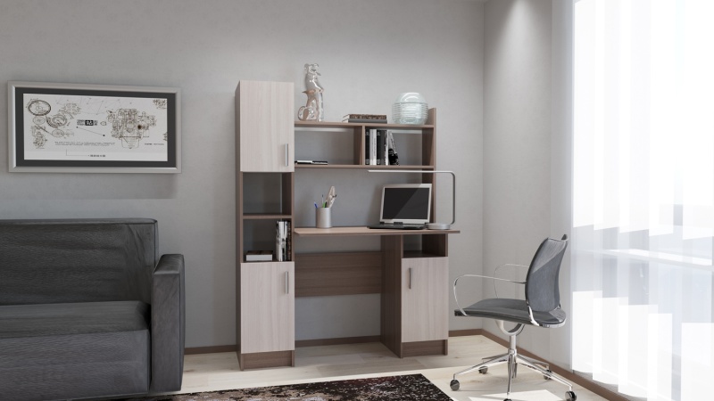 Стол ПКС-6 ПАМИР (Шимо темный-Шимо светлый)