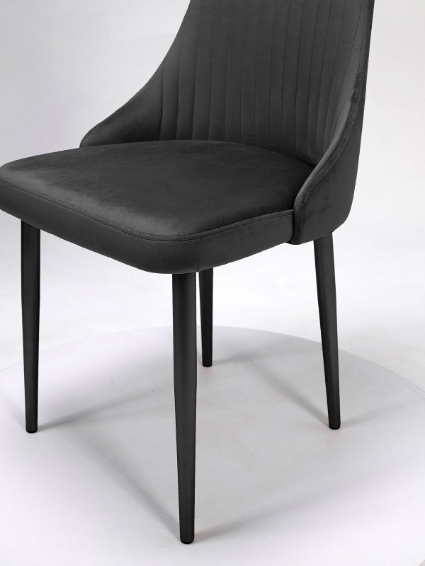 Стул Руссо ПАМИР (F83 Серый/Черная опора)