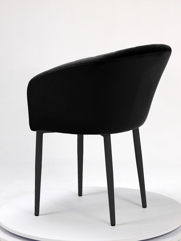 Стул Версаль ПАМИР (F90 Черный/Черная опора)