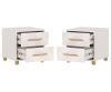 Спальный гарнитур Ирис Тумбы прикроватные (в компл. 2шт, цена указана за 1ед.) МИФ (Кашемир, Кашемир)
