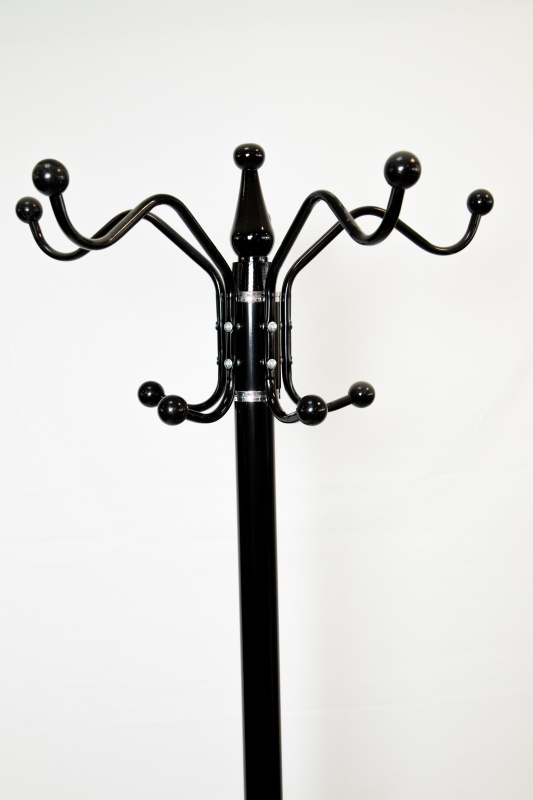 Вешалка Литон (NM-8015) КНР (Черный. Металлическая трубка  + мраморное основание)