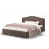 Кровать Стелла 1400 МЛЕК (ROCK 05/коричневый(1675*1070*2150))