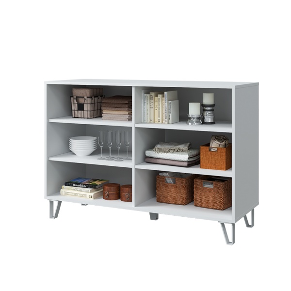 Солана Комод МЛЕК (Белый/белый софт)