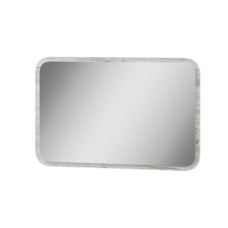С/Г Лагуна Зеркало настенное МЛЕК (Дуб крафт серый/серо-голубой/белый снег софт(900*600*20))