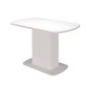 Стол обеденный Соренто-2 МЛЕК (Белый глянец,без Ф/П (1100/1420*700))