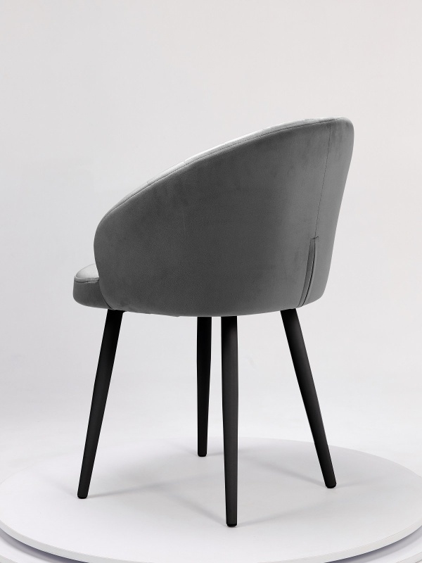 Стул Зефир ПАМИР (F83 Серый/Черная опора)