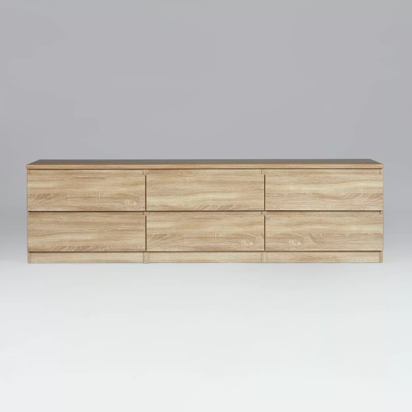 Кастор Тумба 6 ящиков СВЕДСТА (Сонома (1944*542*396))