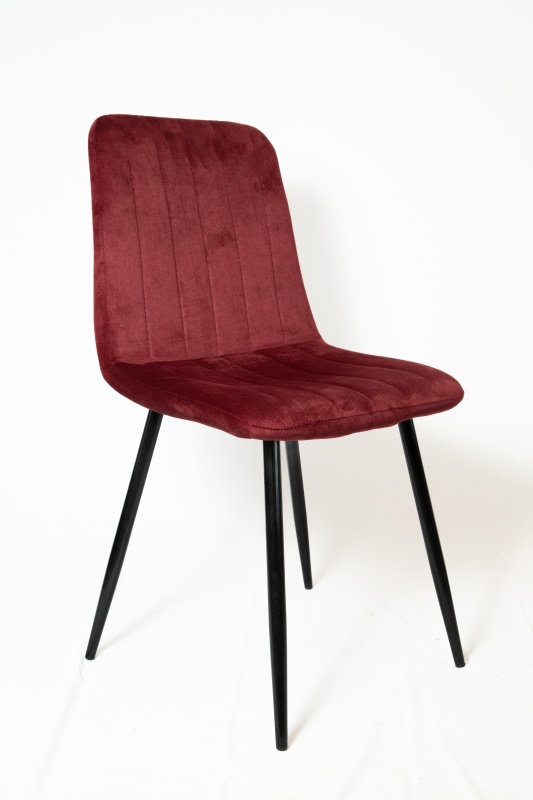 Стул Дору (велюр) КНР (бордовый)