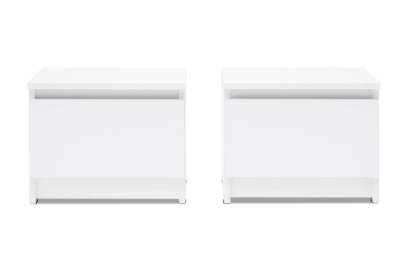 Челси Тумбы прикроватные (в компл. 2шт, цена указана за 1ед.) МИФ (Белый глянец холодный, белый)