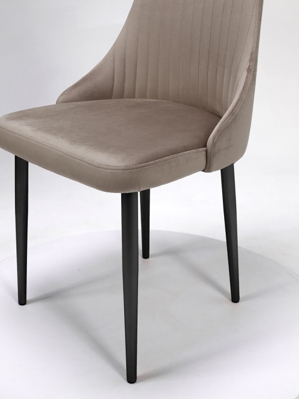 Стул Руссо ПАМИР (F08 Бежевый/Черная опора)