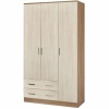 Шкаф 3-х ств. МИФ (Ясень шимо светлый/Ясень шимо темный)