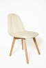 Стул Аделаида КНР (стул с бархатным сиденьем и деревянными ножками бежевый)