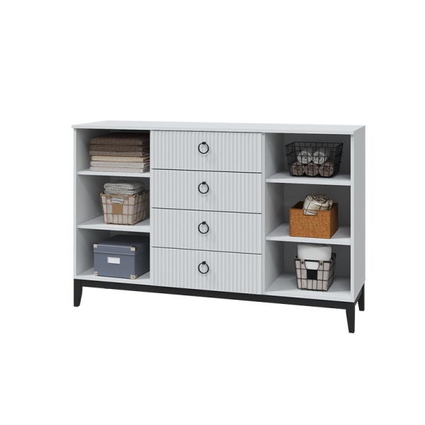 Спальный гарнитур Шарлиз Комод 2 двери и 4 ящика МЛЕК