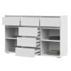 Хелен/Люмо КМ 05 Комод 6 ящиков СТЕНД/ТВД (фасад БЕЛЫЙ/корпус БЕЛЫЙ (1502*958*460))