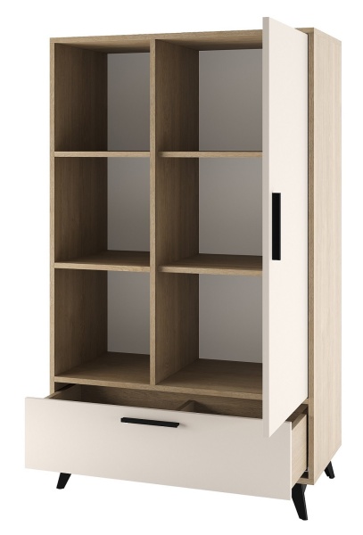 Гостиная Ева Буфет 800 1С1Я Корпус ПАМИР (Дуб Экспресив песочный)