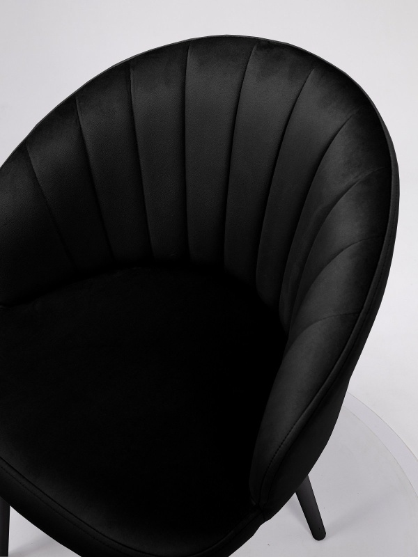 Стул Зефир ПАМИР (F90 Черный/Черная опора)