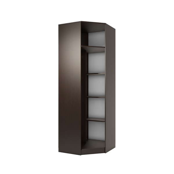 Прихожая Диана-4 Секция №5 шкаф угловой 1 ств. РОСТОК (Венге / Дуб молочный)