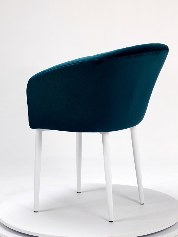 Стул Версаль ПАМИР (F77 Синий/Белая опора)