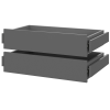 Ящик для ШК-5 (800,1200,1600) SV-мебель (Графит серый)