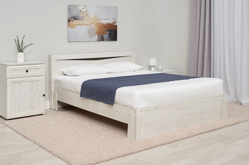 Паола КР 703 СТЕНД (ВЕНГЕ/ДУБ КРАФТ БЕЛЫЙ (1700х844х2120))