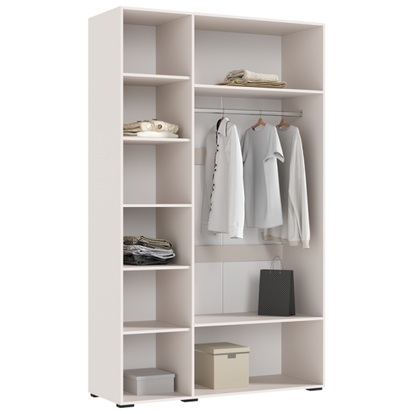 Спальный гарнитур Флэш Шкаф 3-х ств.(1350) МИФ (Кашемир, Кашемир)