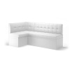 Диван угловой Остин Правый МЛЕК (экокожа Reex white(2050*1150*880))