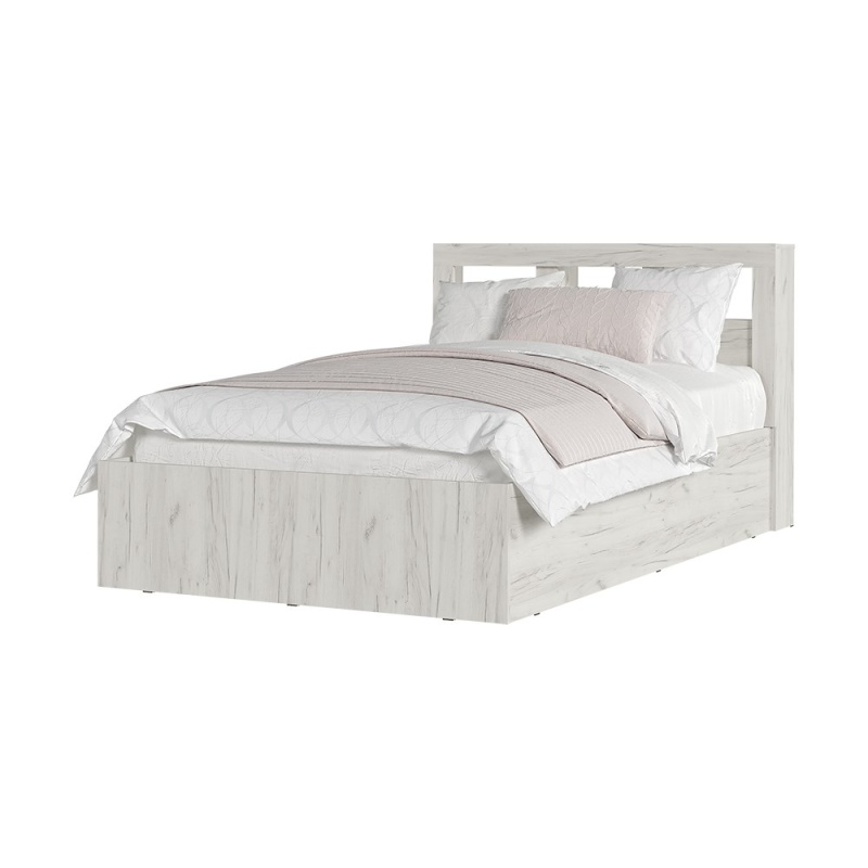 Гранд Кровать 1,2 СТЕНД (корпус ДУБ КРАФТ БЕЛЫЙ)