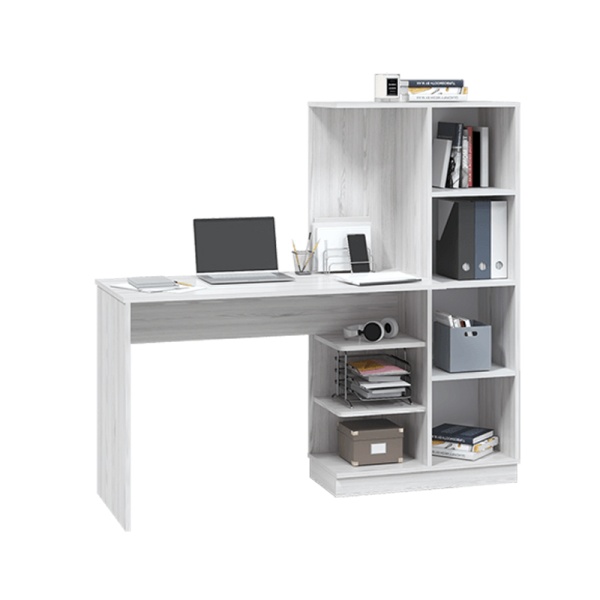 Подростковая серия Оливер Стол компьютерный УНИ МЛЕК (ясень анкор св/камень тем(1450*1384*502))