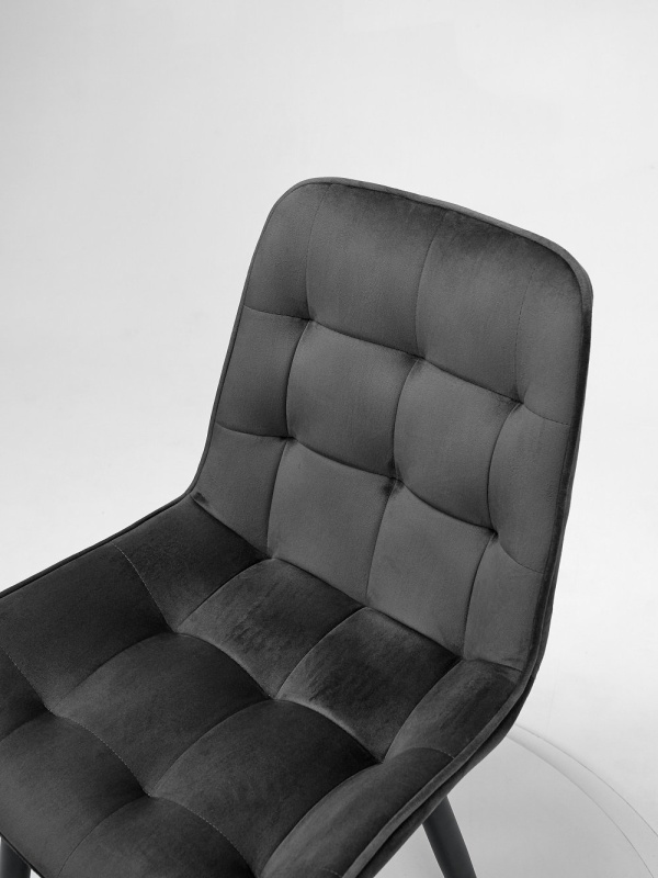 Стул Румба ПАМИР (F83 Серый/Черная опора)