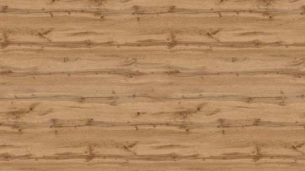 Стол Бахус Пластик 1200 Ваша Мебель (пластик компакт 2052 дуб вотан, мдф черный, каркас основание черное (d=1200(1600)))